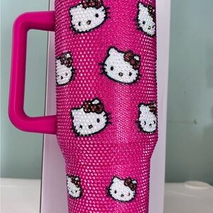 Hello Kitty Pink Rhinestone Tumbler